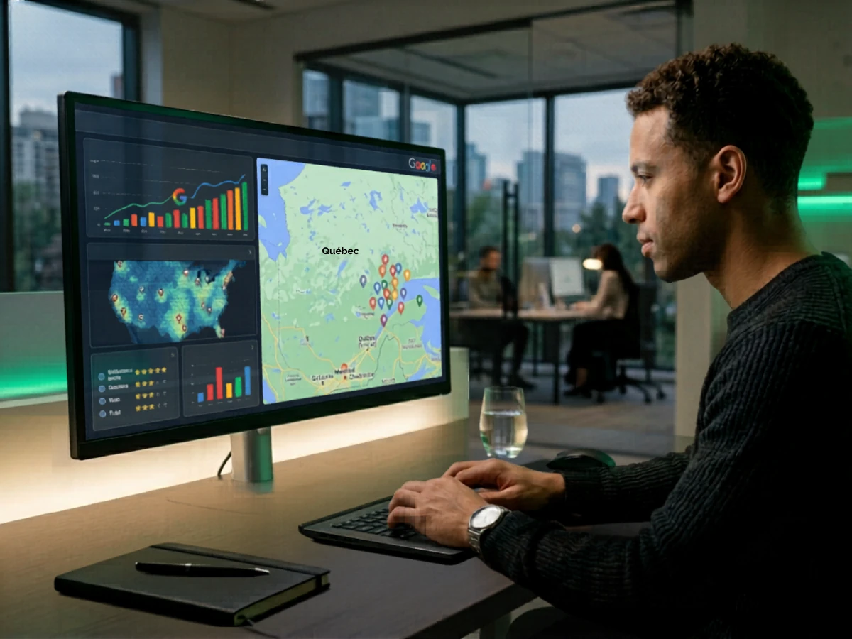 Optimisation fiche Google Business Profile pour entreprise du Québec